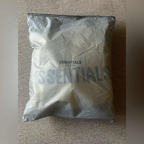 Fear of God Essentials Knit Hoodie 'Cream' - Picture 2 of 5